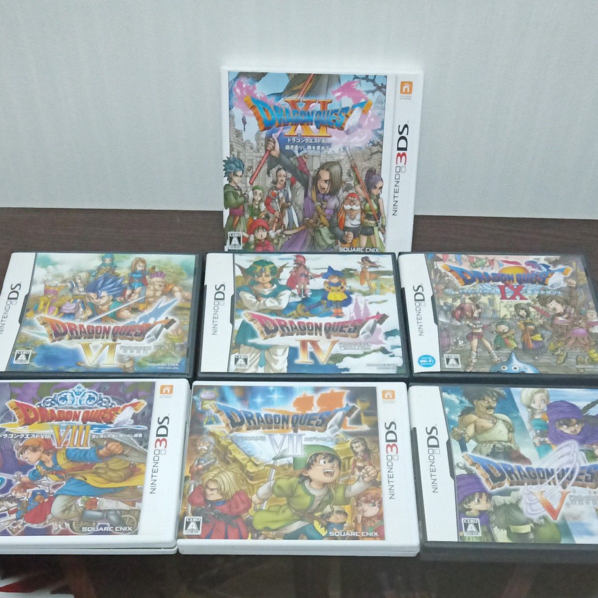 【DS*３DS】ドラゴンクエスト４，５，６，７，８，９，１１(計7本セットまとめ売り)