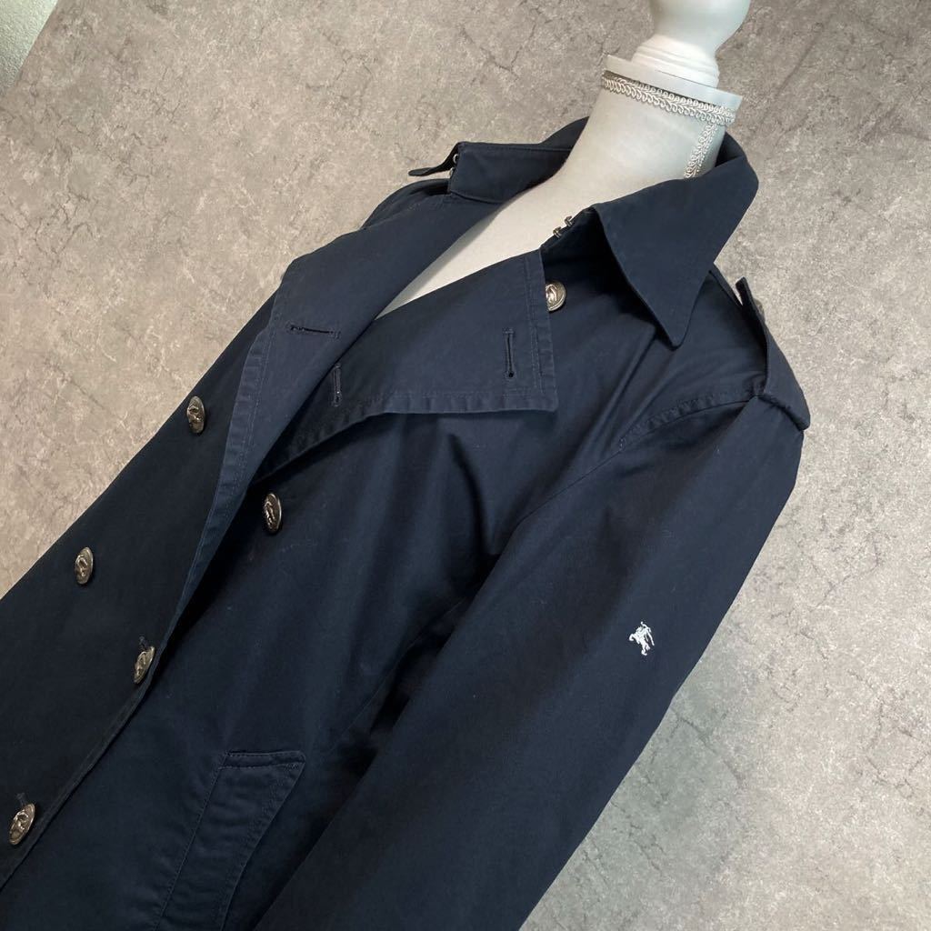 Burberry バーバリー スプリングコート ネイビー トレンチコート Burberry バーバリー スプリングコート ネイビー トレンチコート