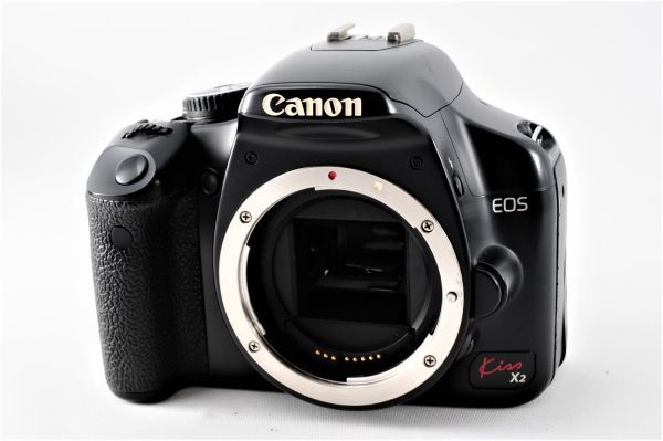 美品] CANON EOS Kiss X2 Digital SLR Camera Body バッテリー付商品