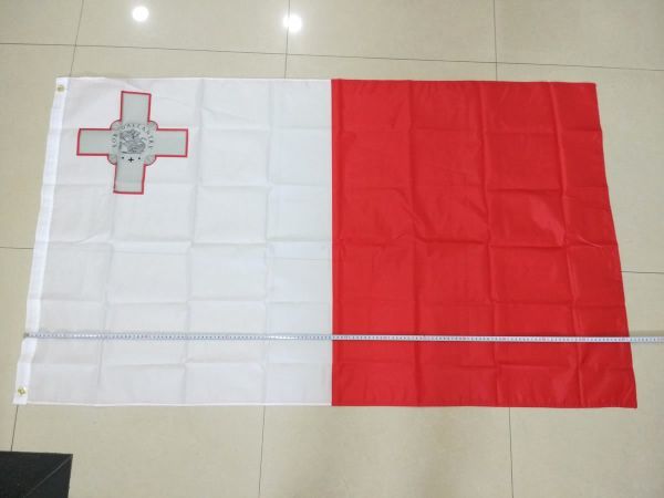 マルタ共和国 大型フラッグ 国旗 旗 150x90cm 4号サイズ_画像4