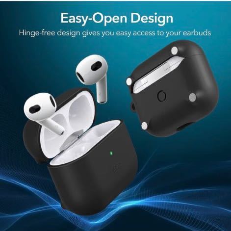 b-225 ESR AirPods3 ケース 2021 AirPods 第3世代 マグネットケース MagSafe磁気充電対応 落下保護 開けやすいデザイン_画像5