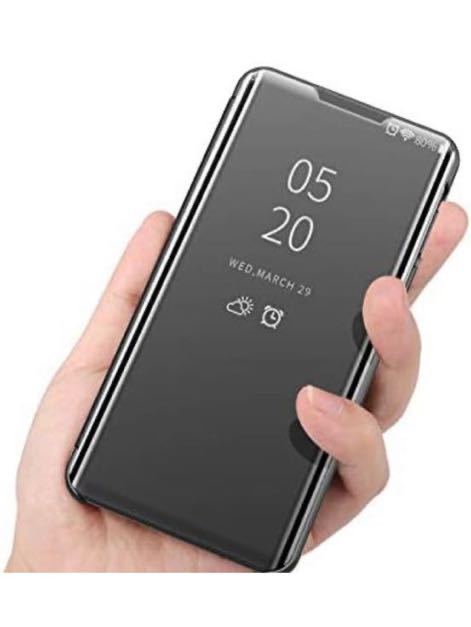 b-247 Samsung Galaxy S20/S20+/S20 Ultra ケース/カバー 2つ折り 液晶保護 [Galaxy S20+(シルバー)]_画像2