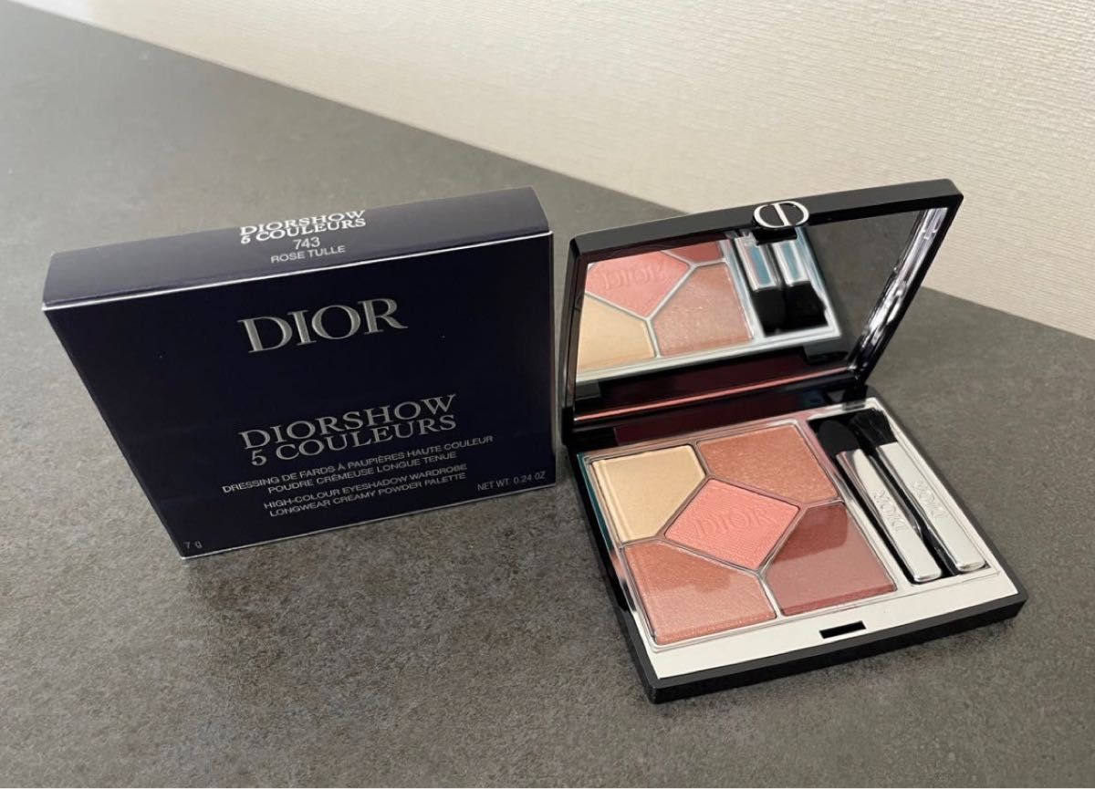 新品未使用 ディオールショウ サンク クルール 743 ローズ チュール Dior