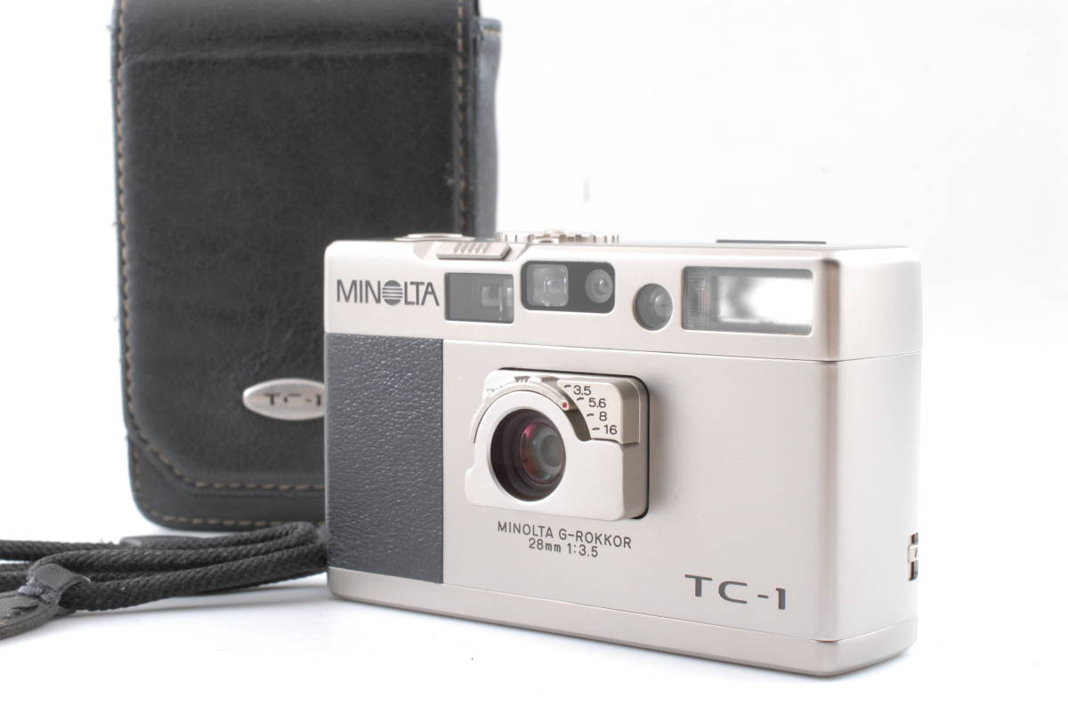 【超美品 保障付 動作確認済】Minolta TC-1 Point & Shoot 35mm Film Camera Compact Body ミノルタ コンパクトフィルムカメラ #Q5461