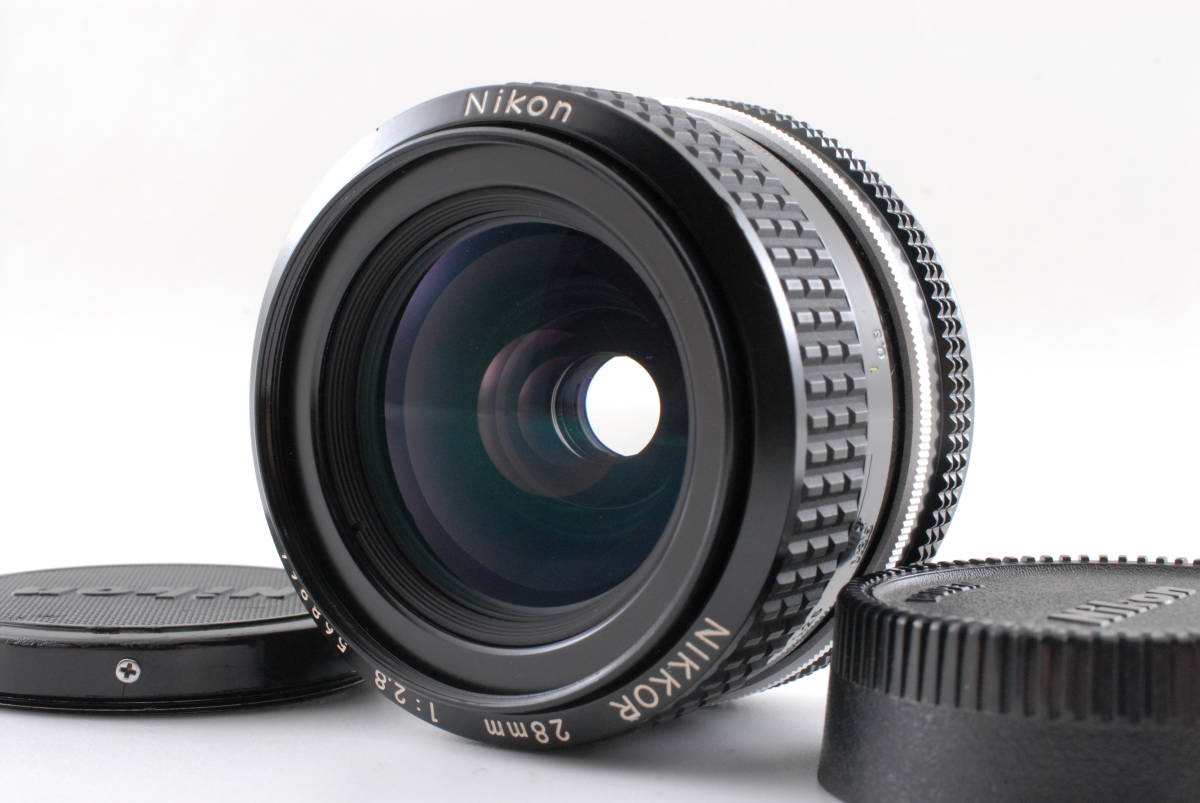 【美品 保障付 動作確認済】Nikon Ai Nikkor 28mm f/2.8 MF Wide Angle Lens ニコン レンズ #Q5463_画像1