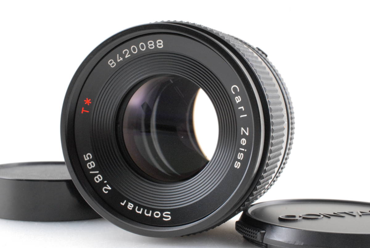 【美品 保障付 動作確認済】Contax Carl Zeiss Sonnar T* 85mm F2.8 MMG Lens for CY Mount コンタックス ゾナー レンズ #Q5704