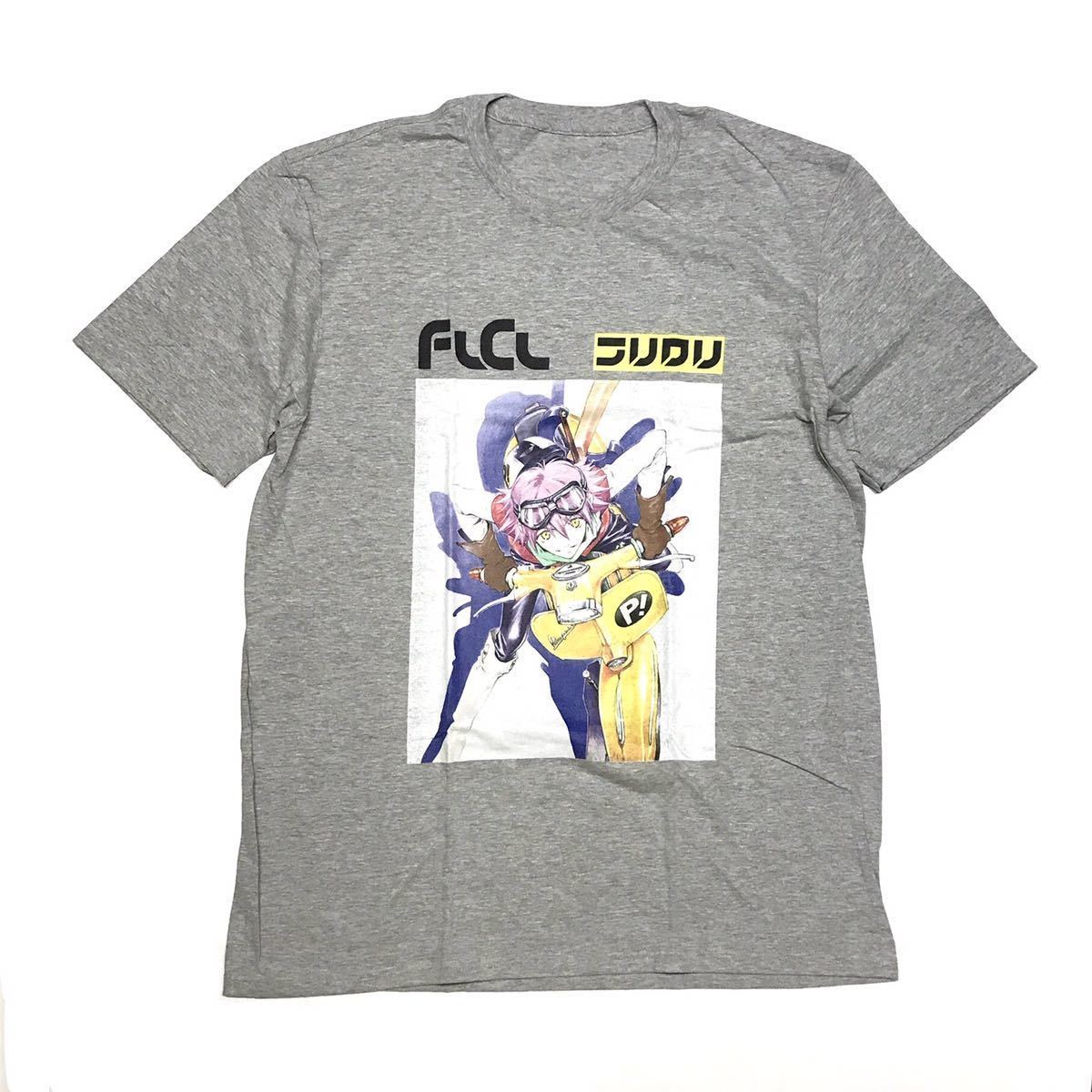 未使用 FLCL フリクリ オフィシャル ハルコ ベスパ Tシャツ 実寸L 正規品 日本未発売 オフィシャル