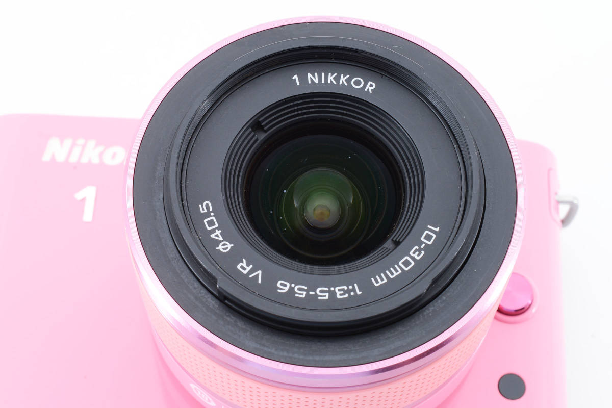 ニコン Nikon 1 J1 ミラーレス一眼 ピンク 10-30mm VR 標準レンズキット [美品] #1954239_画像10