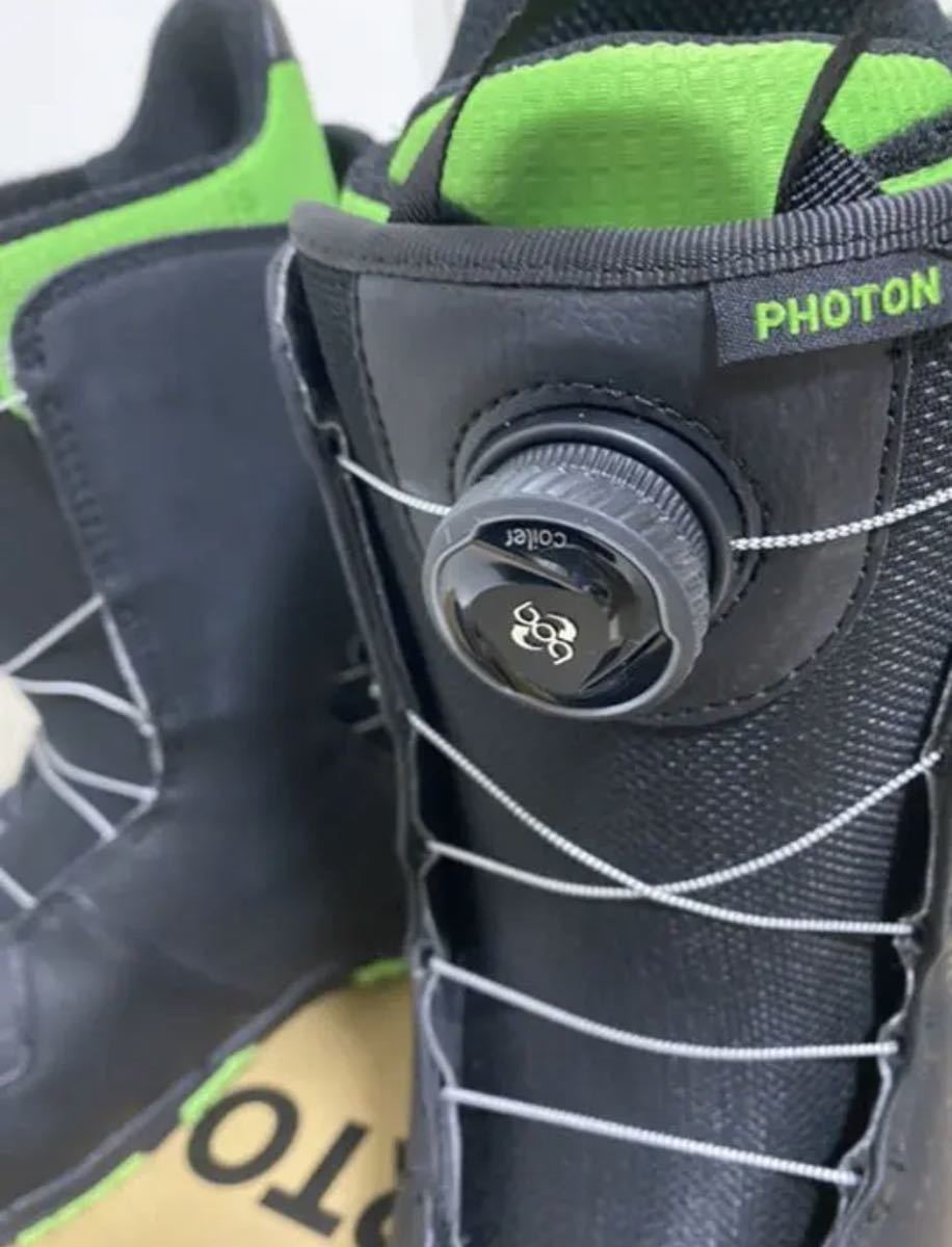 新品未使用 BURTON Photon Boa Black/Green US11 フォトンボア_画像6