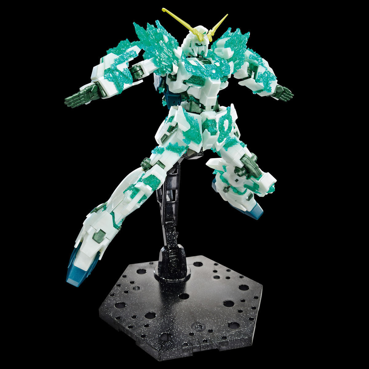 ガンダムベース限定品 HG 1/144 ガンダムベース限定 ユニコーンガンダム(光の結晶体) 未組立 新品_画像4