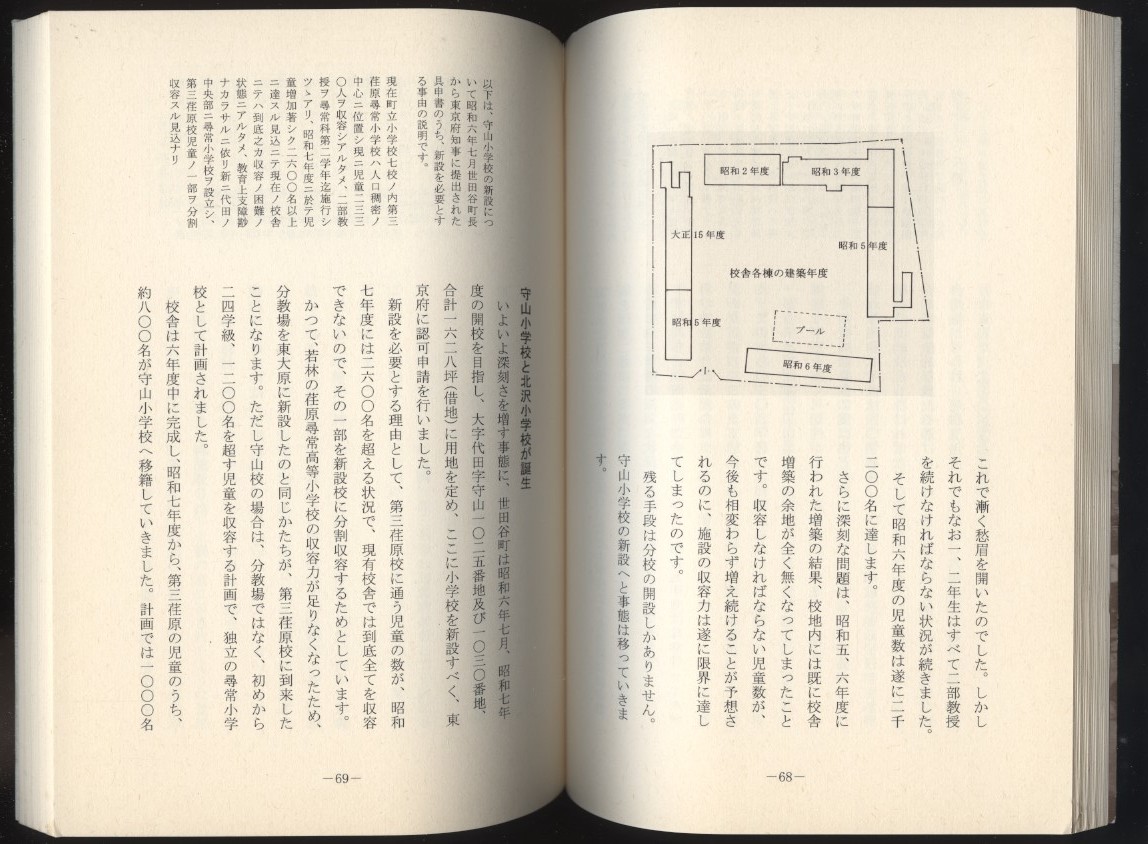 故きを温ねて　第三荏原から東大原へ　東大原小学校同窓会　平成19年　　検:世田谷区下北沢代田郷土史歴史 大原分教場 小田急線 木造校舎_画像8