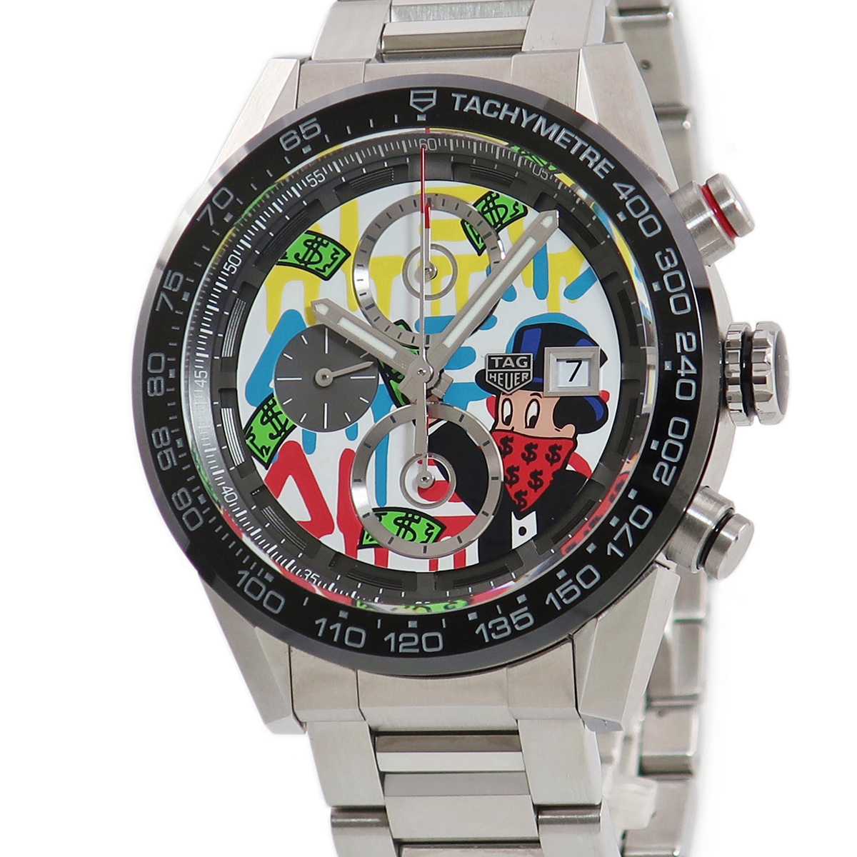 【3年保証】 タグホイヤー カレラ キャリバーホイヤー01 クロノグラフ アレックモノポリー CAR201AA.BA0714 限定 自動巻き メンズ 腕時計