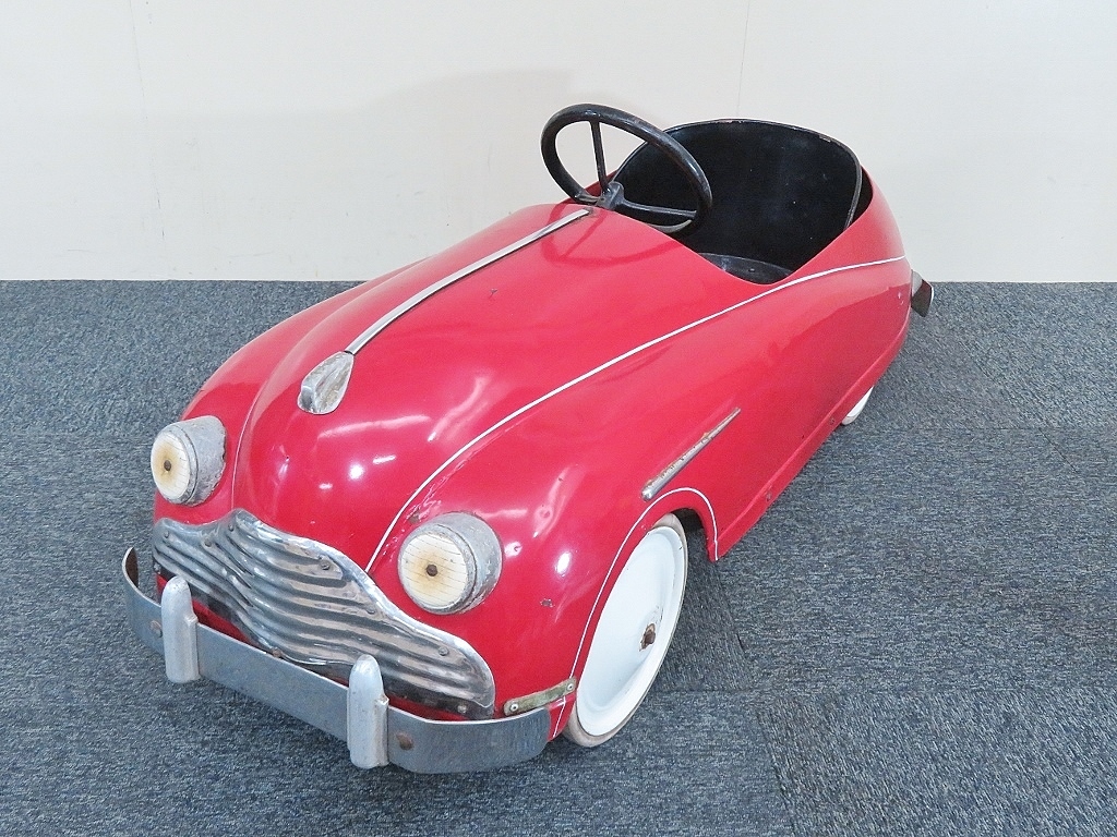 英国製 ビンテージ ペダルカー (FJ12 金属製/イギリス レトロ