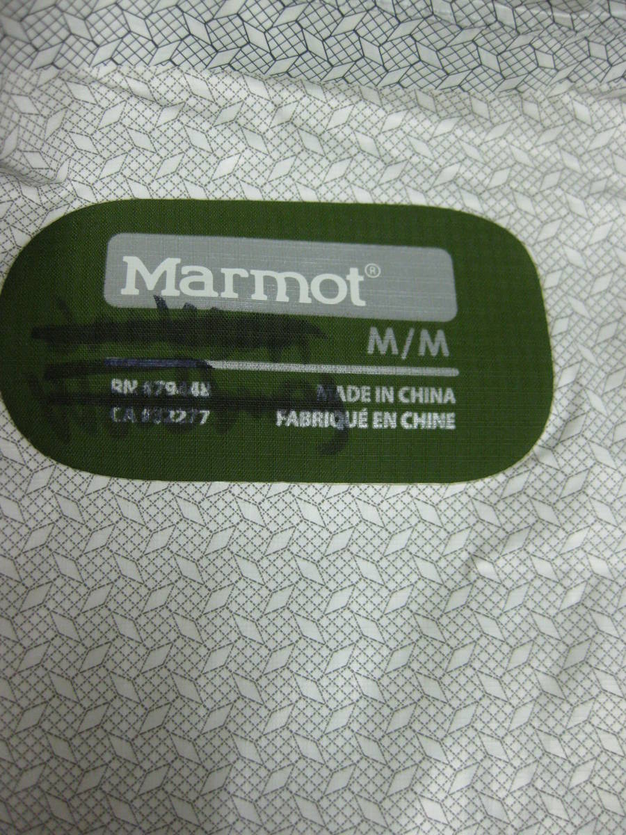 Marmot nylon jacket green series M USED Marmot outdoor 