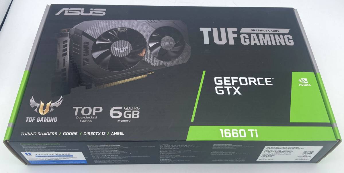 ASUS TUF Gaming ASUS TUF-GTX1660TI-6G-EVO-GAMING GDDR6 新品未開封