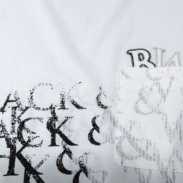 #snc ブラック&ホワイト Black&White ポロシャツ 半袖 文字 ラメ ゴルフウェア 1 白系 レディース [778477]_画像9
