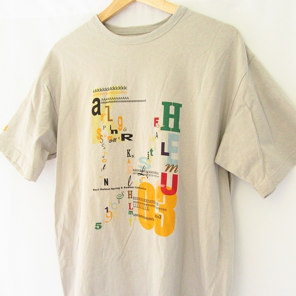 #snc カールヘルム KarlHelmut Tシャツ L ロゴ 日本製 メンズ [831382]_画像3
