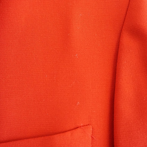 #anc フェラガモ Ferragamo スカートスーツ 38 赤 黒 ヴィンテージ イタリア製 レディース [832789]_画像8