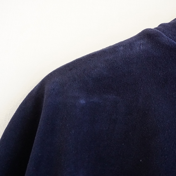 #wpc Issey Miyake perumanenteISSEYMIYAKE setup M navy blue stand-up collar velour style lady's [821842]