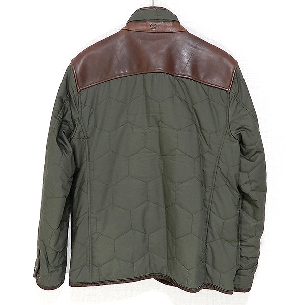 #wnc Timberland Timberland jacket quilting cotton inside leather using M khaki series light brown group men's [813593]