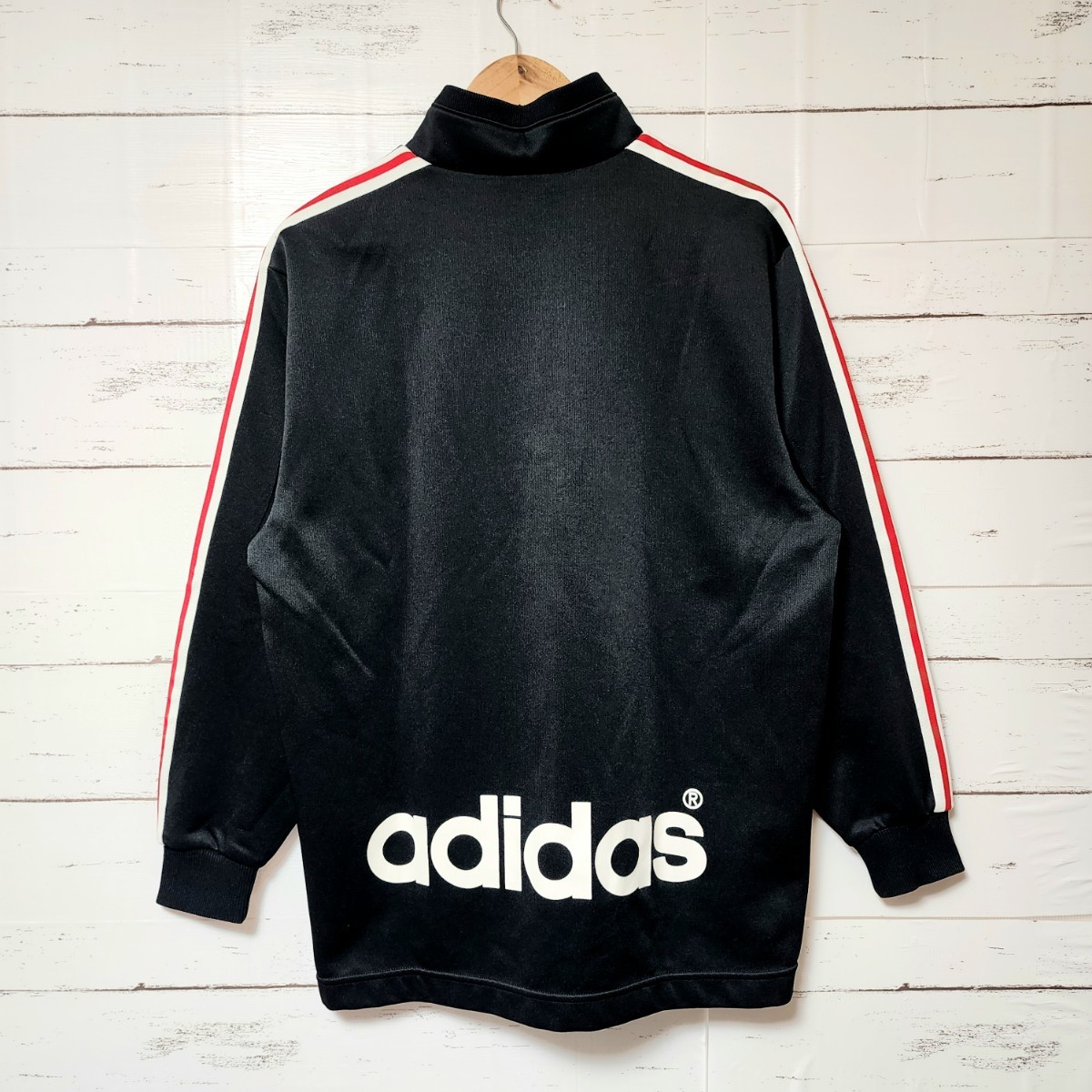 超希少》adidas オリジナルス ジャージ ジャケット ハーフジップ 90s