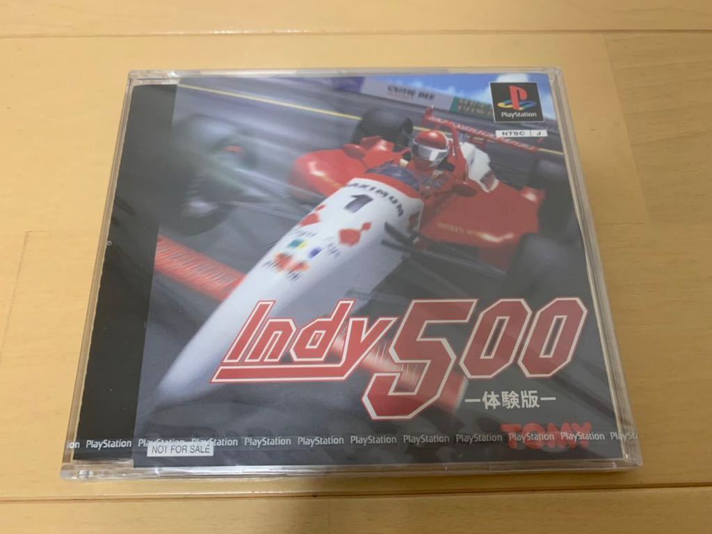 PS体験版 インディ INDY 500 未開封 非売品 TOMY プレイステーション PlayStation DEMO DISC SLPM80103 トミー not for sale 送料込み レア