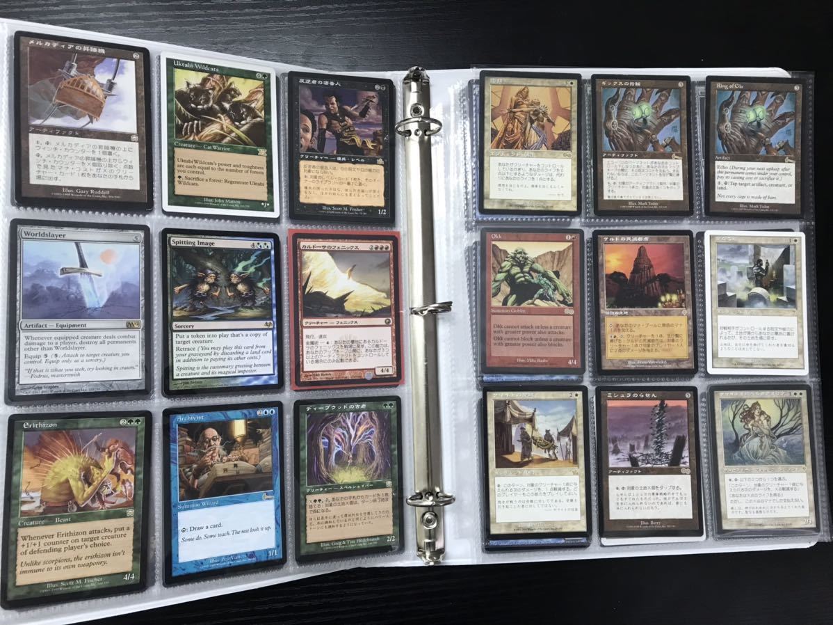 完全引退品 mtg マジックザギャザリング コレクションファイル 神話