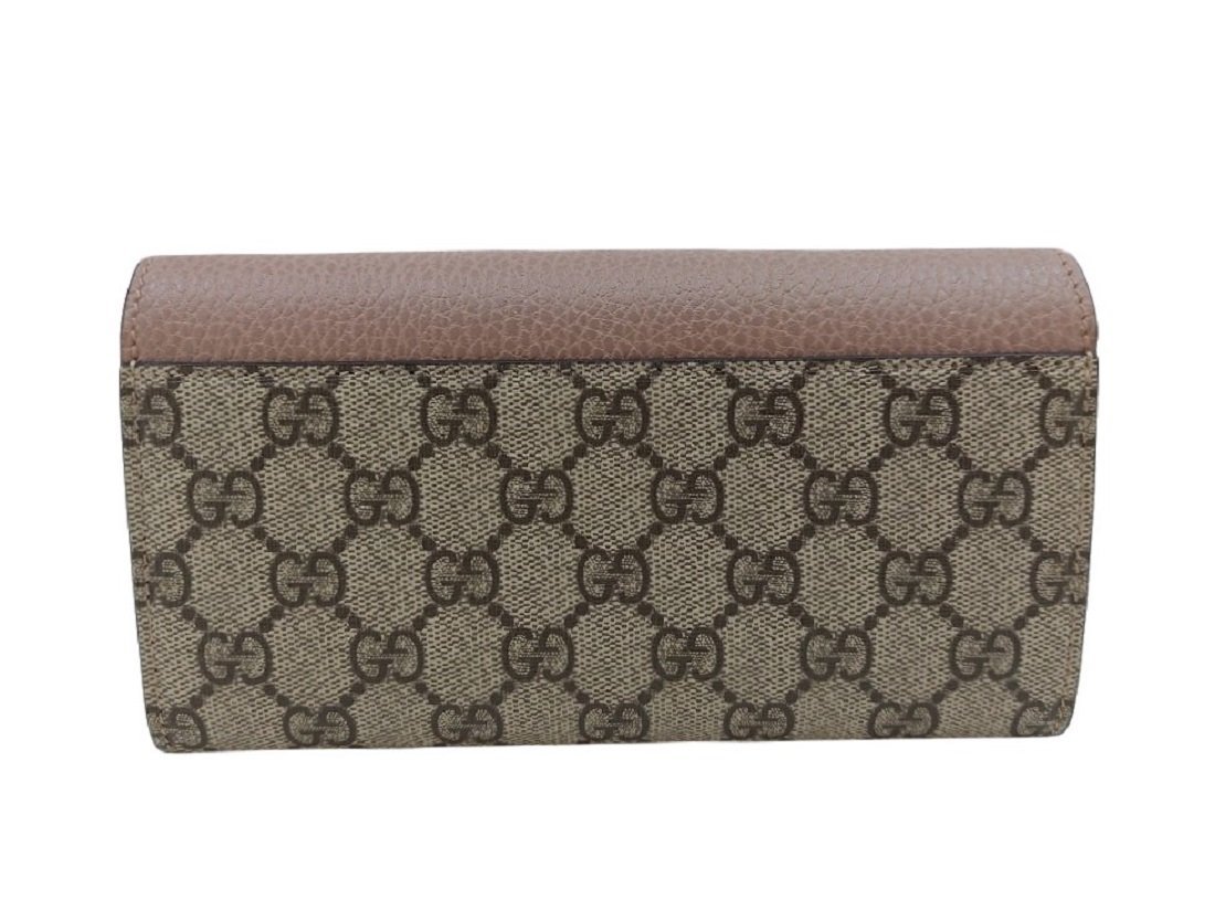 未使用品！GUCCI【グッチ】456116 GG プチマーモント コンチネンタルウォレット レディース 長財布 （4258）_画像4