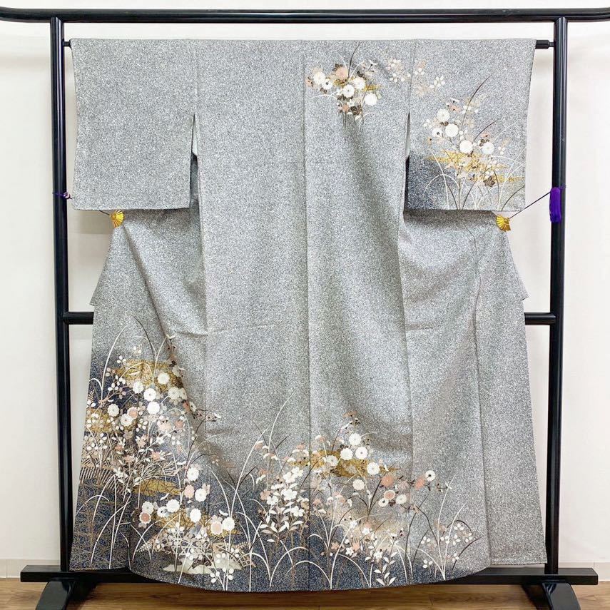 着物月花金彩艶やかな花訪問着未使用品正絹共八掛ki844 | JChere雅虎