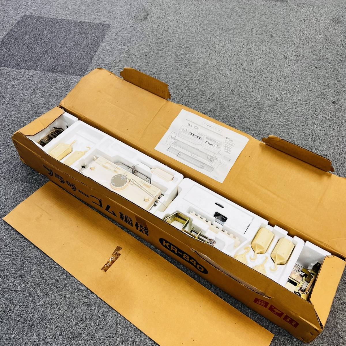Yahoo!オークション - 11690/ブラザーゴム編機 KR-840 ハンドクラフト...