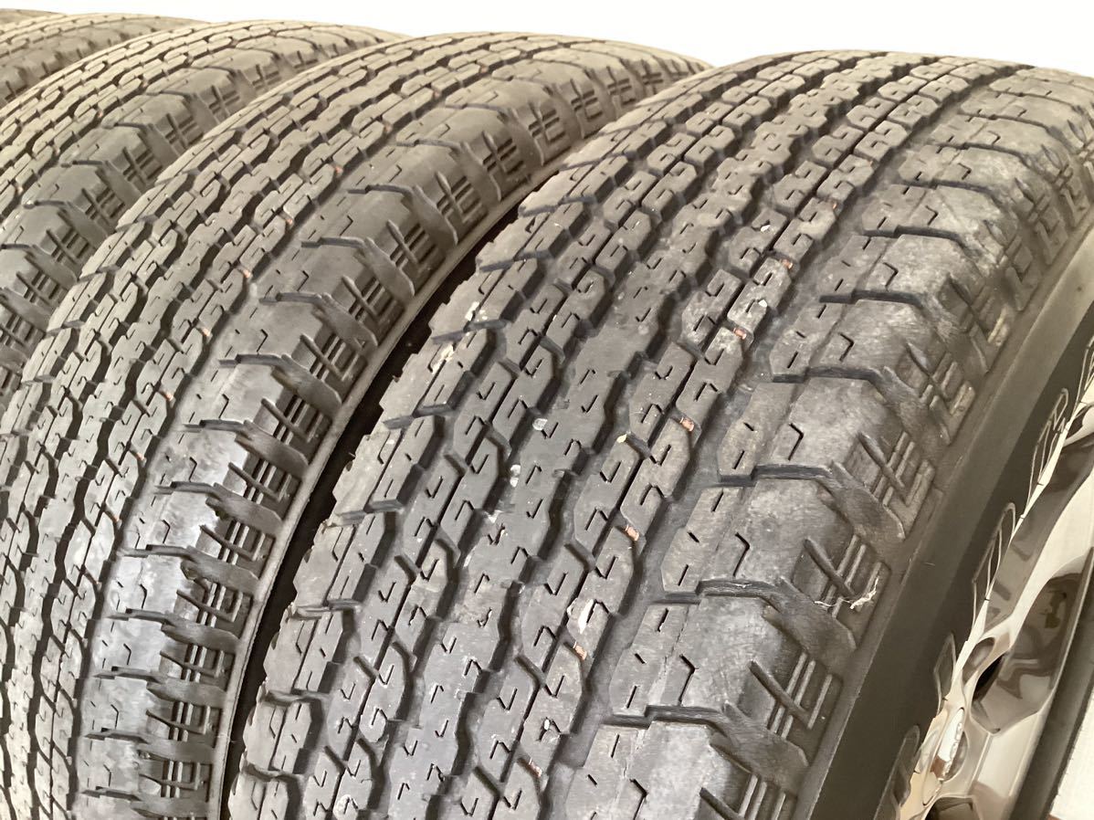 ■Jeepラングラー アンリミテッド サハラ純正[18インチ 7.5J 5穴 PCD127 +44.45]■BRIDGESTONE DUELER[255/70R18]2016年製 5本セット■_画像9