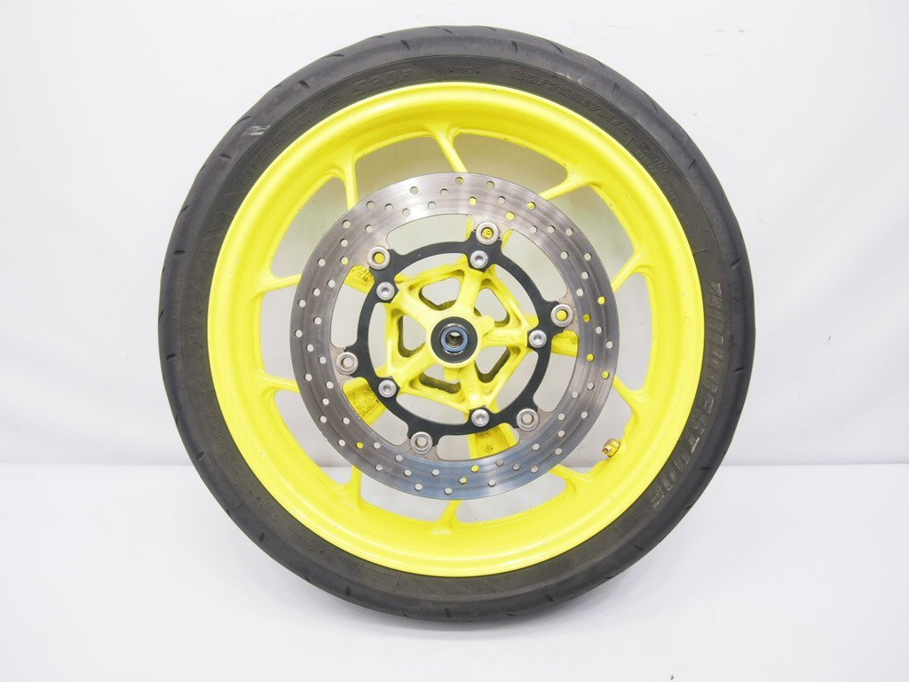MT-25純正フロントホイール2.75×17J振れなしRG43J.MT-03.YZF-R25