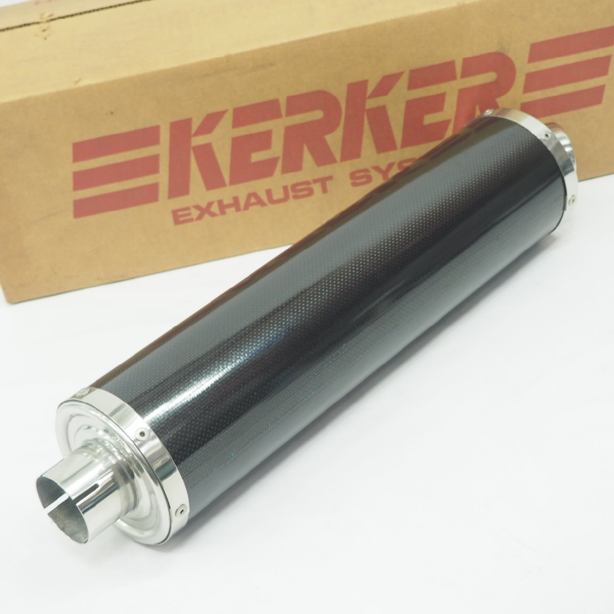 KERKER K45 カーボン サイレンサー マフラー Z1 Z2 Z650 ゼファー750 GS750 GSF1200 FJ1200 XJ900 CBR900RR ZX-9R YZF1000R_画像3