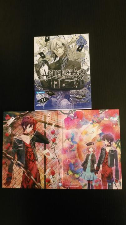 中古品です。BD、アムネシア　AMNESIA　第２巻、完結ではありません、冊子はありません、ＣＤ付です、箱とケースにイタミがすこしあります