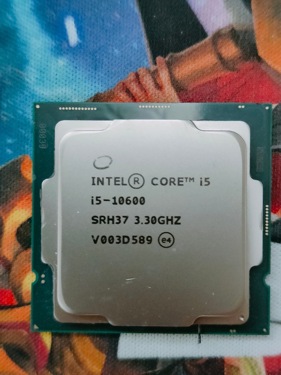 □ジャンク品□Intel Core i5-10600 3.30GHz CPU 動作未確認 7609(Core