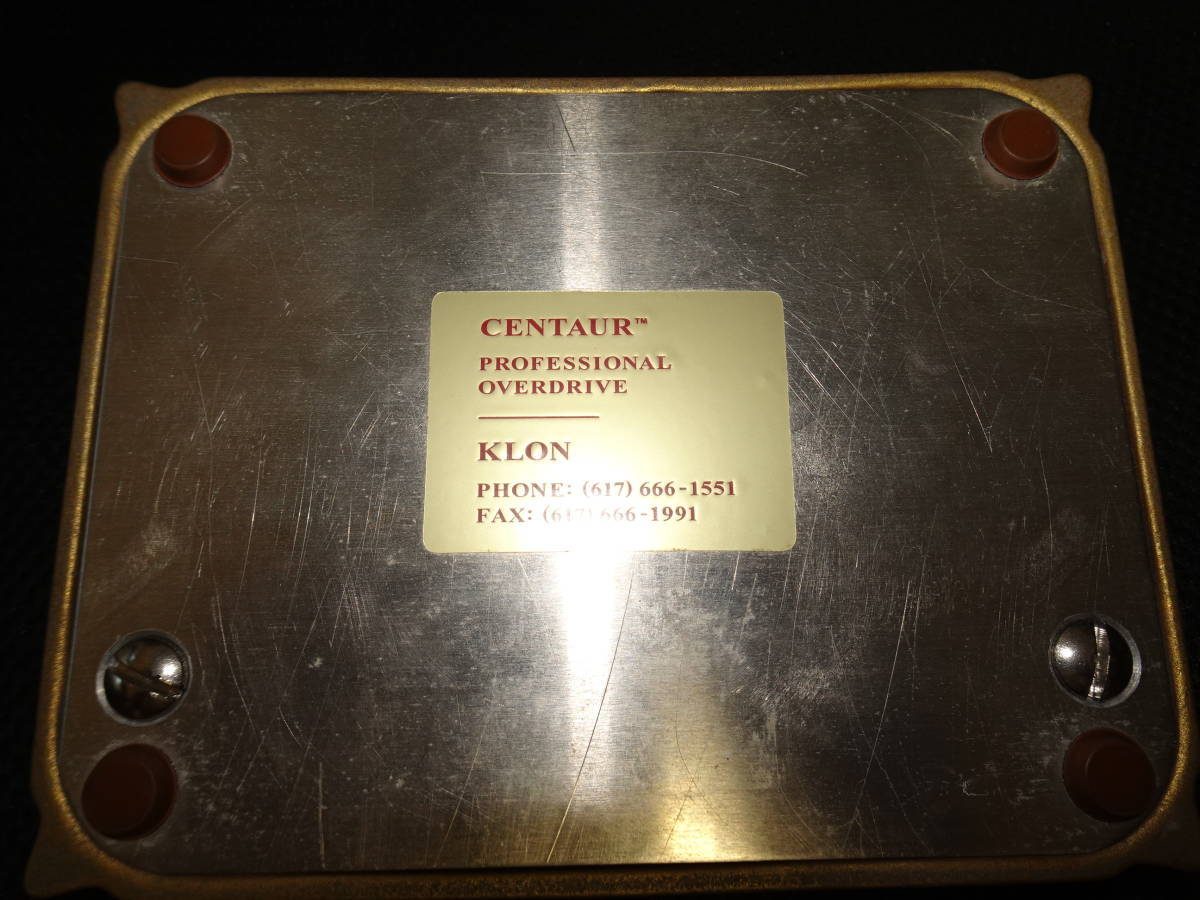 【状態良好】KLON CENTAUR ■Long Tail ■Gold ■送料込み！_画像5