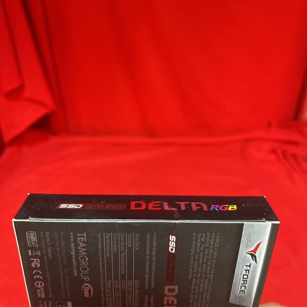 【未開封】DELTA PHANTOM Gaming RGB SSD（5V）1TB 2.5インチ sata ssd TEAMGROUP T-FORCE