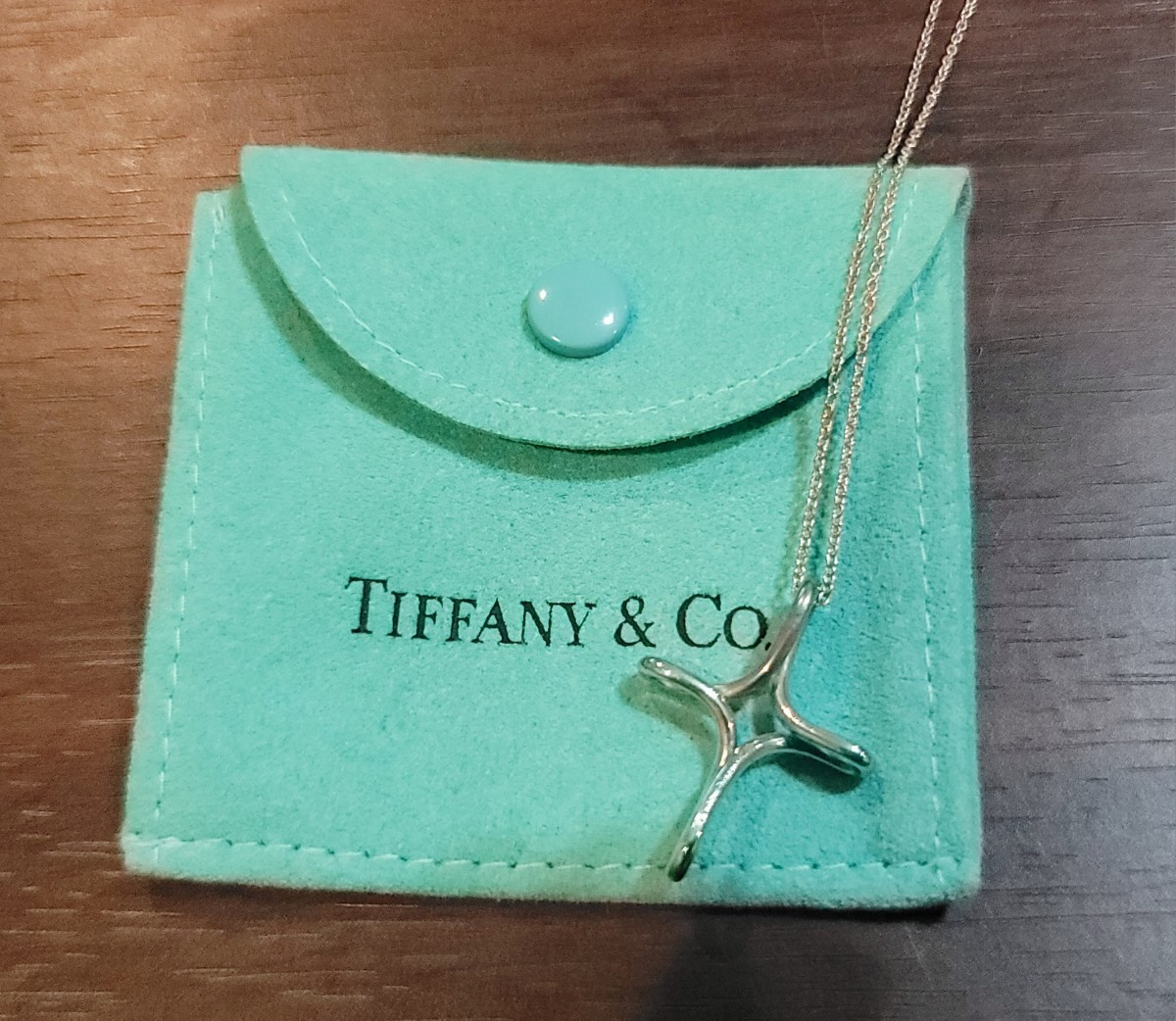 TIFFANY&Co.】ティファニー ネックレス インフィニティクロス シルバー