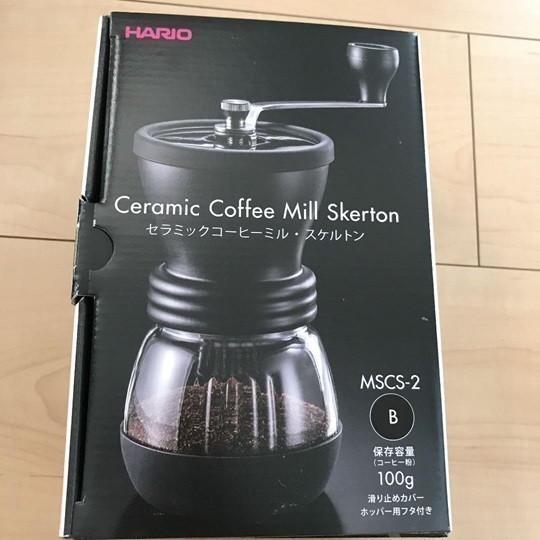 HARIO(ハリオ) セラミックコーヒーミル スケルトン 新品 ブラック MSCS-2B 未使用品_画像1