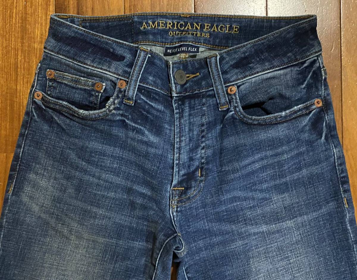 ■AMERICAN EAGLE OUTFITTERS■アメリカンイーグルのストレッチデニム(ジーンズ)■W26_画像3