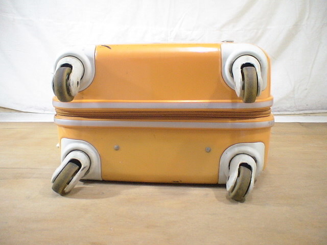 3501　PROGES　オレンジ　TSAロック付　鍵付　スーツケース　キャリケース　旅行用　ビジネストラベルバック_画像6