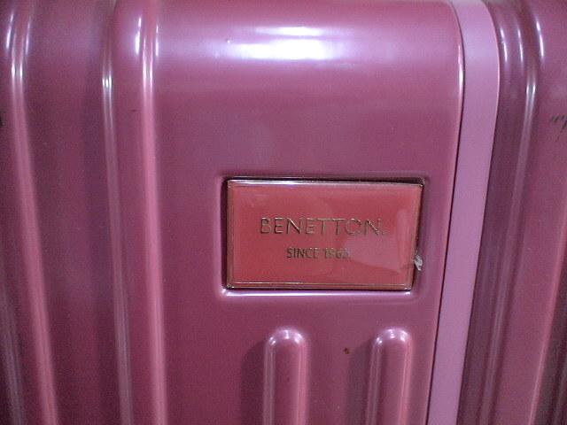 3600 Benetton pink TSA lock attaching key attaching suitcase kyali case travel for business travel back 