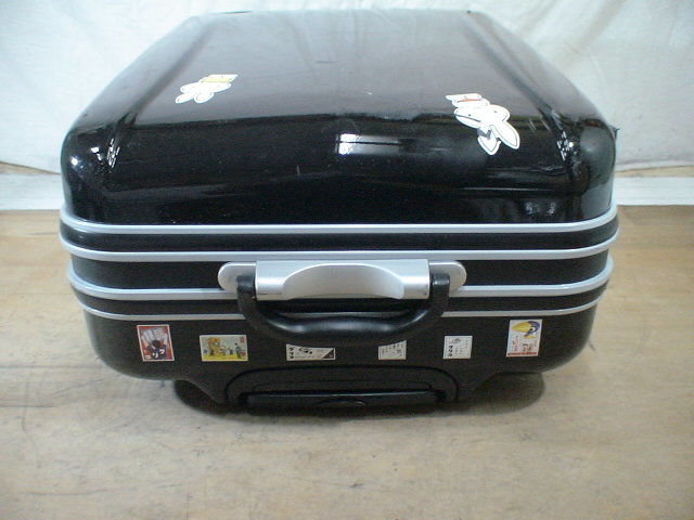 3554　黒　鍵付　スーツケース　キャリケース　旅行用　ビジネストラベルバック_画像5