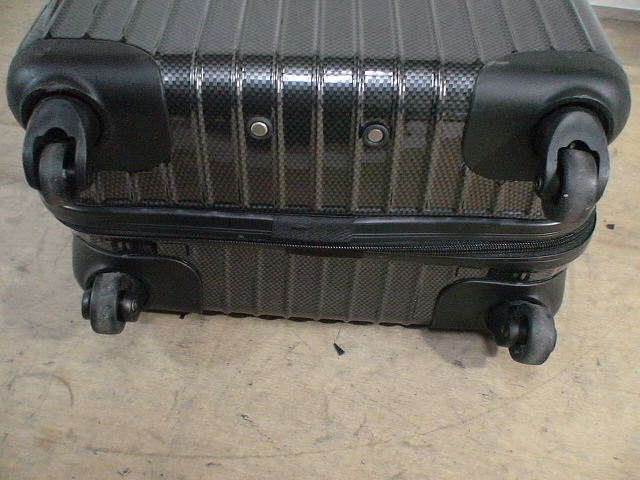 3639　黒 TSAロック付　鍵付　スーツケース　キャリケース　旅行用　ビジネストラベルバック_画像6