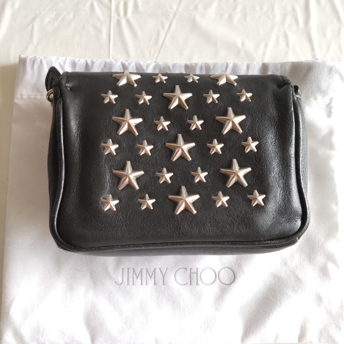☆美品☆ジミーチュウ チェーンショルダー ミニ バッグ ポーチ