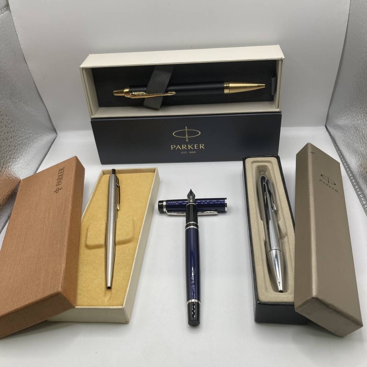 6597【超美品】PARKER パーカー ボールペン 箱付き パイロット万年筆 4