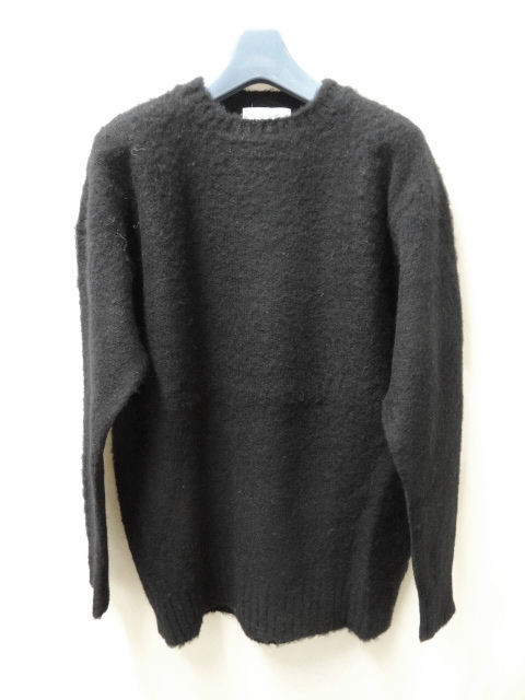 SHETLAND WOOLLEN CO シェットランドウーレン　新品未使用　シャギー　BLACK Lサイズ