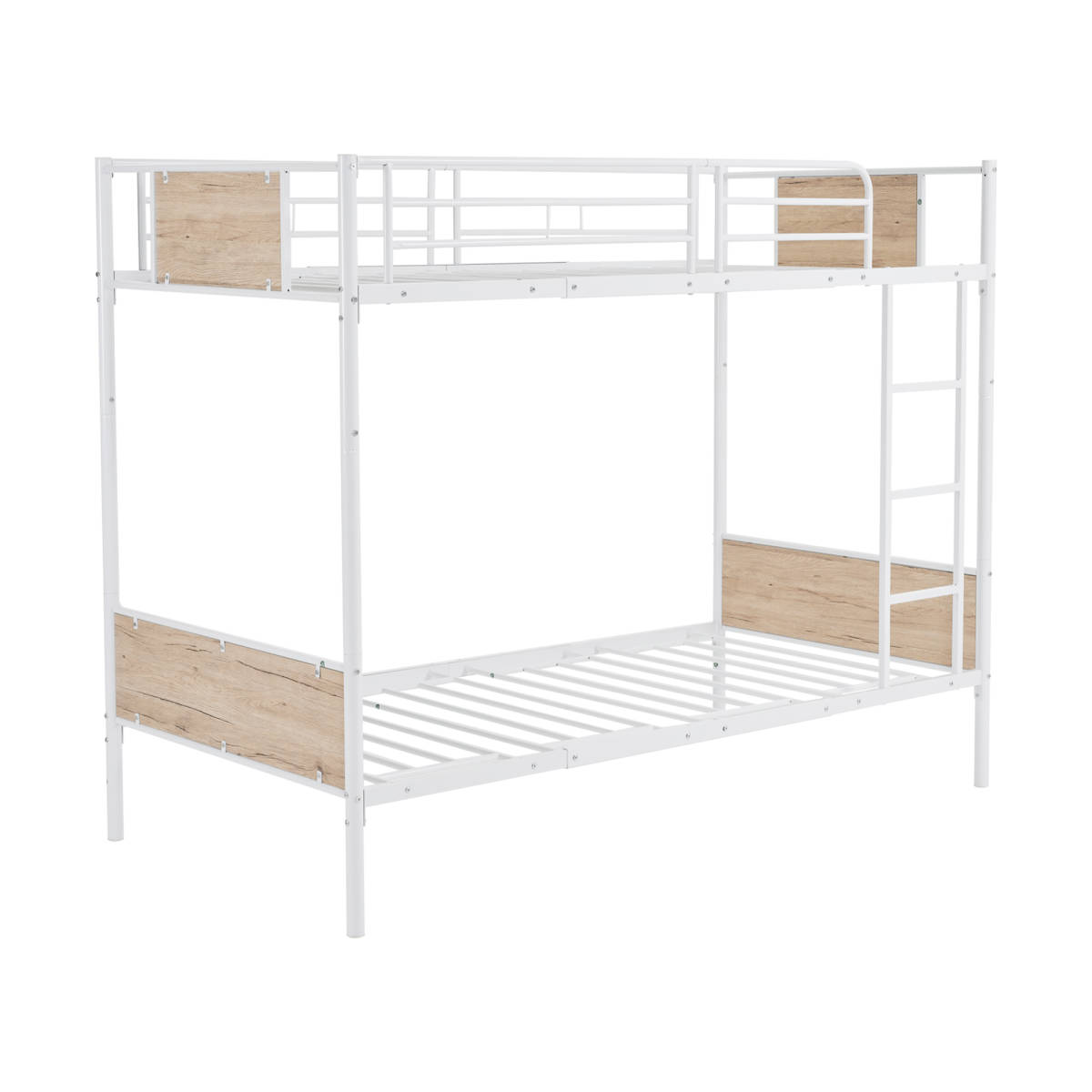 【限定品】 二段ベッド シングルベッド SDG ベッド 耐震 スチール 子供部屋 北欧風 収納 木 シングル パイプベッド 二段ベッド