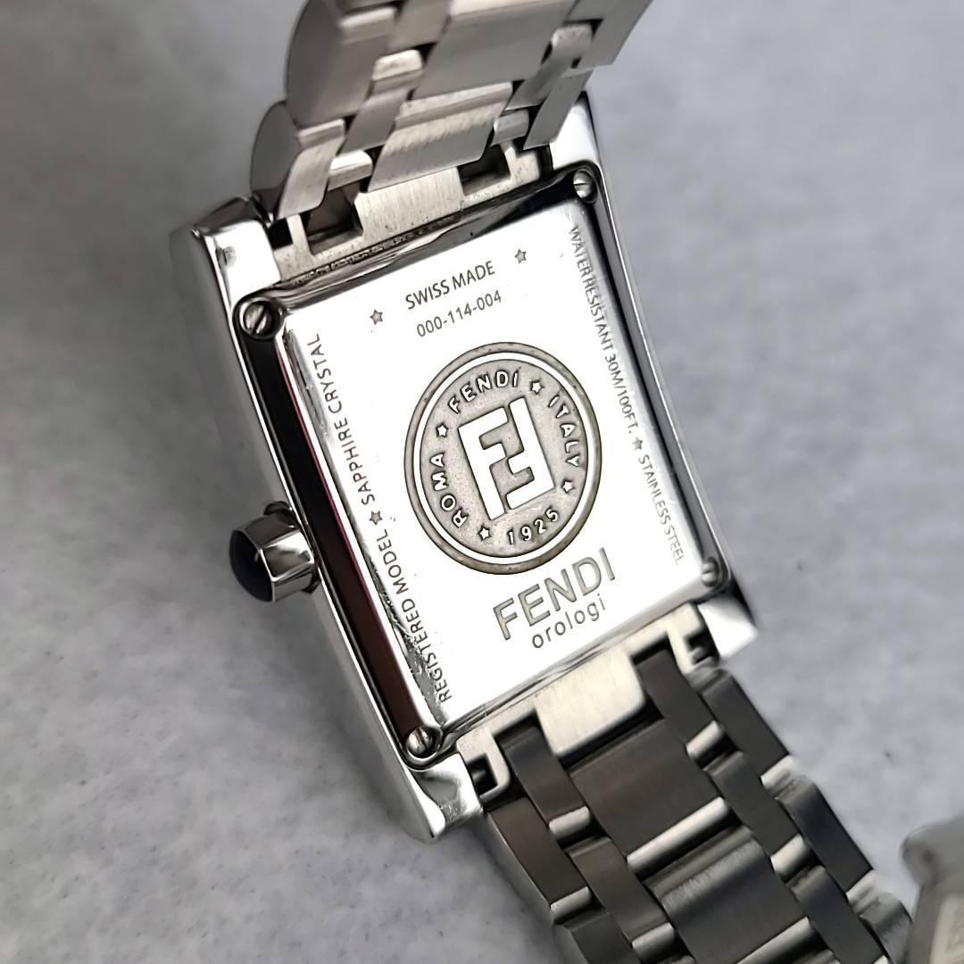 箱付極美品】フェンディ FENDI QZ 箱/コマ3付 000-114-475 箱付極美品】フェンディ FENDI QZ 箱/コマ3付 000-114-475