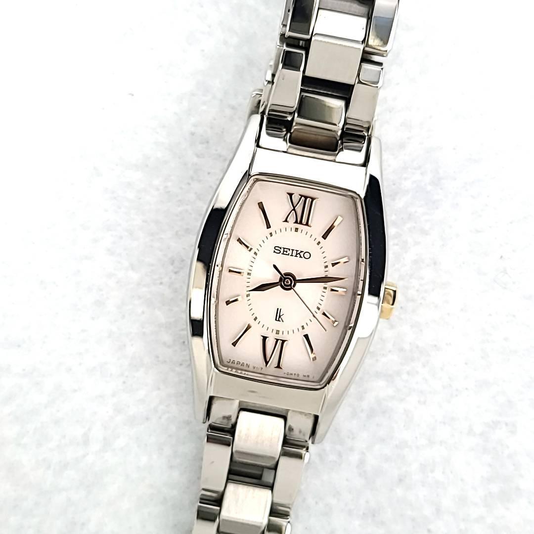 箱付美品】SEIKO セイコー ルキア ピンク文字盤 トノー ローマ 箱付美品】SEIKO セイコー ルキア ピンク文字盤 トノー ローマ